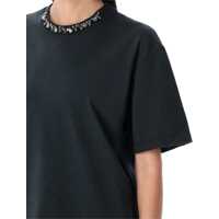 Tricouri Golden Goose Dama - Tricouri Golden Goose Golden Goose Crystals T-Shirt WASHED BLACK Femei (BM 16898498) - B-mall.ro