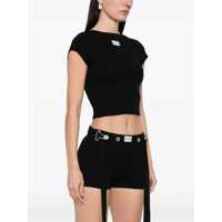 Tricouri Jean Paul Gaultier Dama - Tricouri Jean Paul Gaultier Jean Paul Gaultier The White Patch T-Shirt Black Femei (BM 16898576) - B-mall.ro