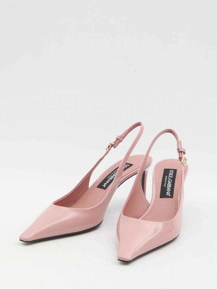 Pantofi cu toc Dolce & Gabbana Pointed-Toe Slingback Pumps PINK Femei (BM 16898765) 2