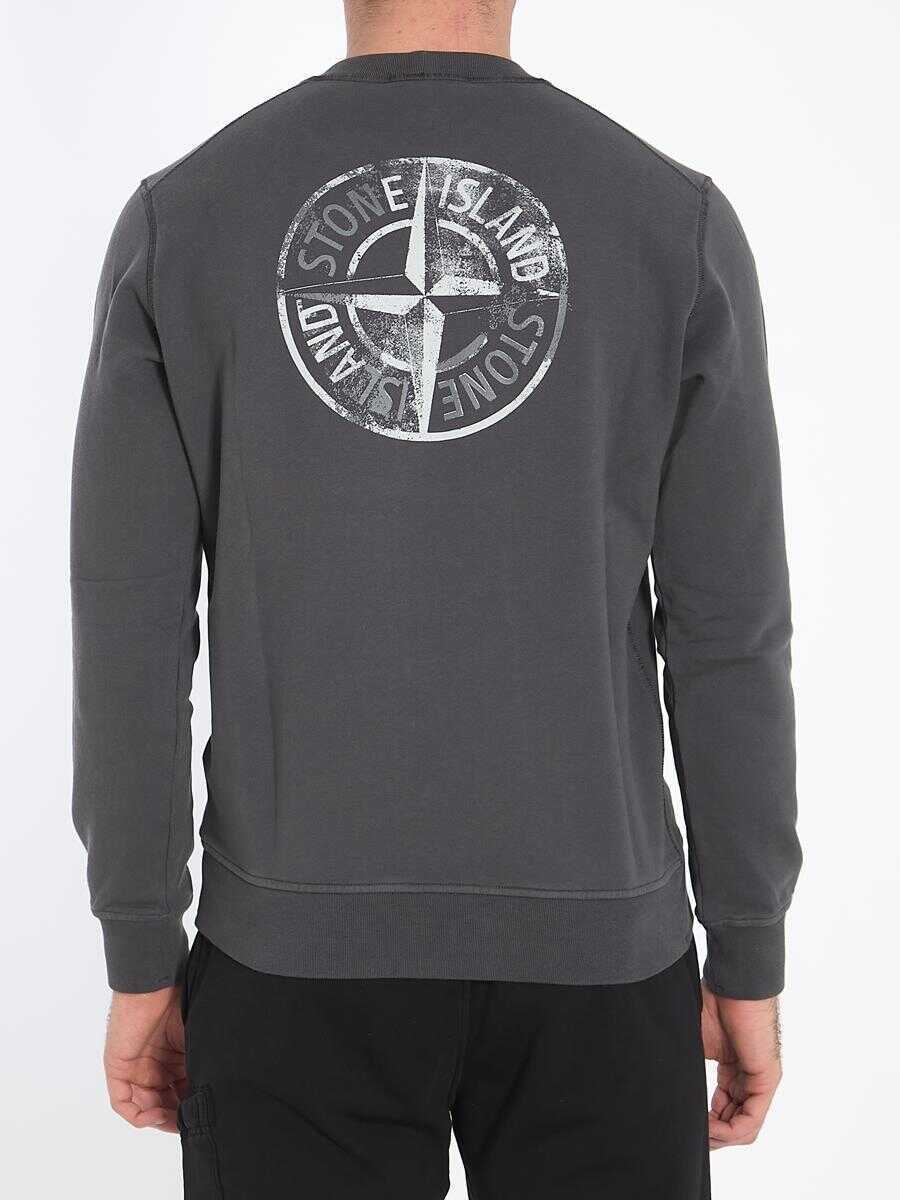 Pulovere Stone Island Institutional Five Sweatshirt GREY Barbati (BM 16898780) 4