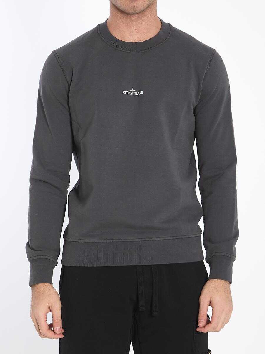 Pulovere Stone Island Institutional Five Sweatshirt GREY Barbati (BM 16898780) 1