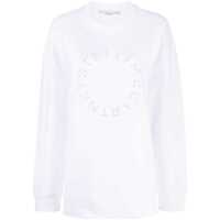 Camasi Stella McCartney Hotfix Rhinestone Logo Sweatshirt Clothing Femei