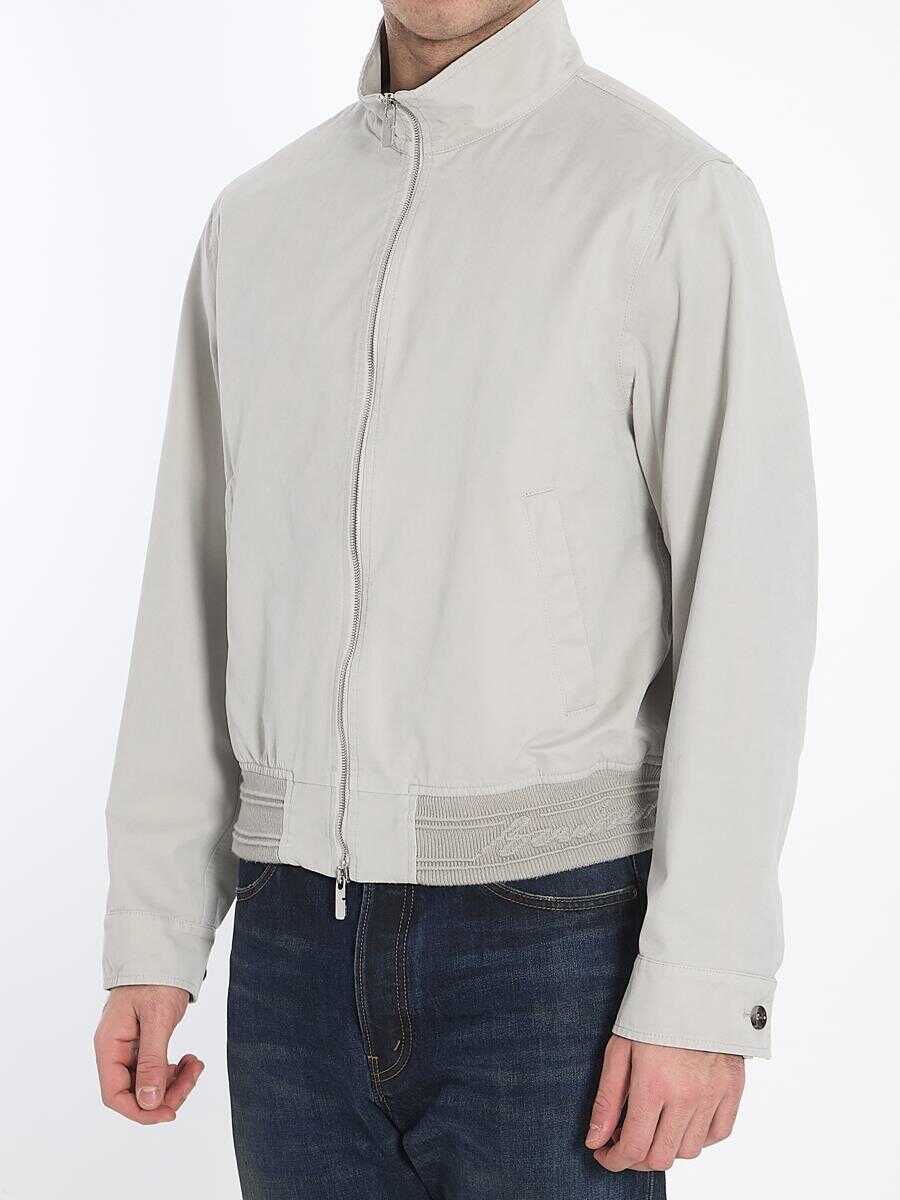 Bomber jacket Burberry Bomber Jacket With Logo GREY Barbati (BM 16900043) 2