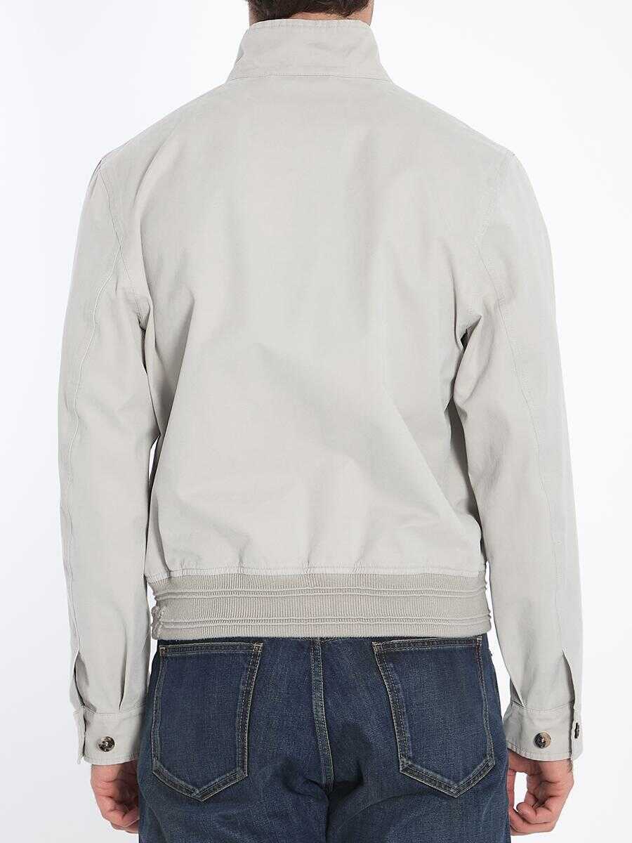 Bomber jacket Burberry Bomber Jacket With Logo GREY Barbati (BM 16900043) 4
