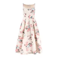 Rochii Philosophy Di Lorenzo Serafini Floral Taffeta Longuette Dress Femei