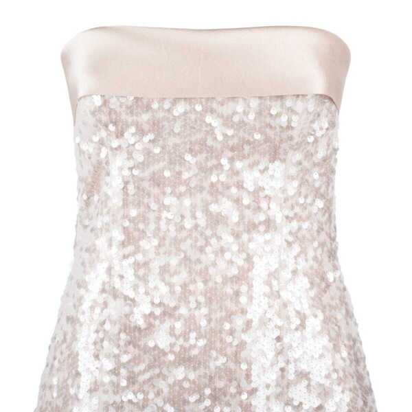 Rochii Philosophy Philosophy Di Lorenzo Serafini Sequined Sheath Minidress WHITE Femei (BM 16900079) 3