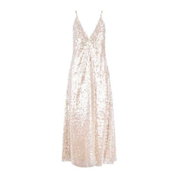 Rochii Philosophy Philosophy Di Lorenzo Serafini Long Sequin Dress WHITE Femei (BM 16900082) 1