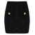 Balmain Balmain Buttoned Tweed Skirt Black