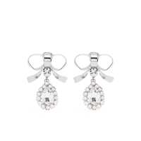 Cercei Alessandra Rich Metal Bow Earrings Femei