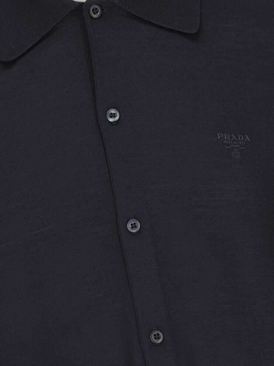 Camasi Prada Prada Shirts BLUE Barbati (BM 16902974) 3