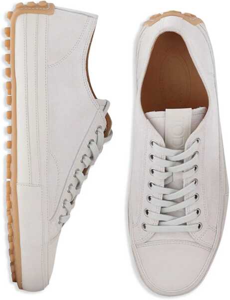 Sneakers TODS Suede Leather Sneakers WHITE Barbati (BM 16903428) 4