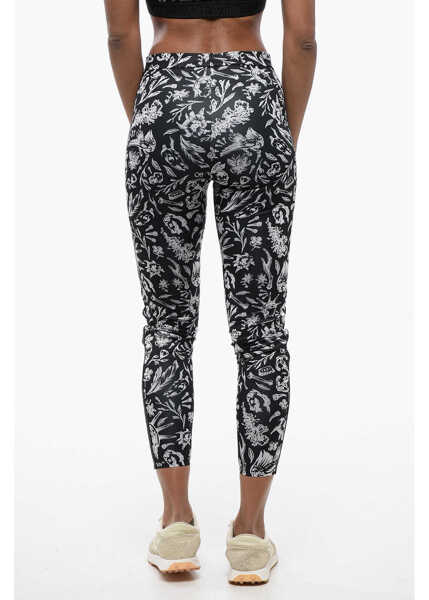 Colanti Off-White Old Shool Motif Leggins With Logoed Band Black & White Femei (BM 16903969) 2