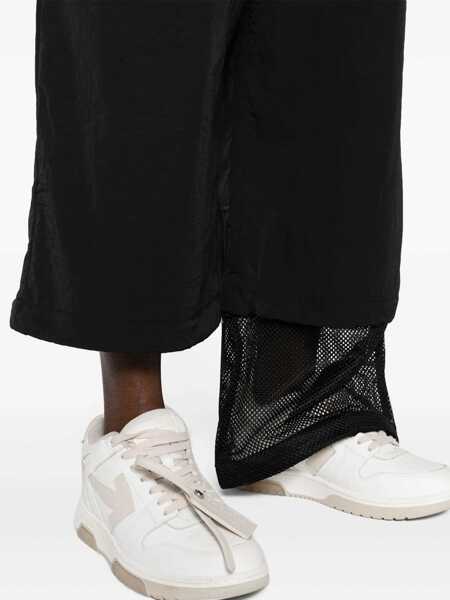 Pantaloni casual Off-White Wide Leg Nylon Crispy Pants With Removable Cuffs Black Femei (BM 16903972) 5