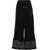Off-White Wide Leg Nylon Crispy Pants With Removable Cuffs Black
