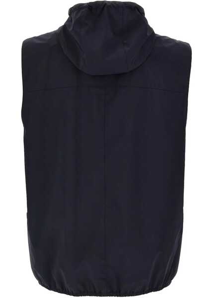 Veste casual Brunello Cucinelli Waterproof Vest NAVY Barbati (BM 16904131) 2