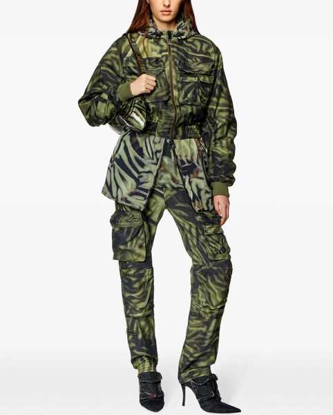 Bomber jacket Diesel Utility Bomber Jacket With Camouflage Motif Green Femei (BM 16904287) 2