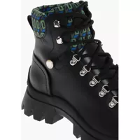 Cizme de iarna DSQUARED2 pentru Barbati - Cizme de iarna DSQUARED2 Trecking Boots With Monogram Fabbric Inserts Black Barbati (BM 16904332) - B-mall.ro