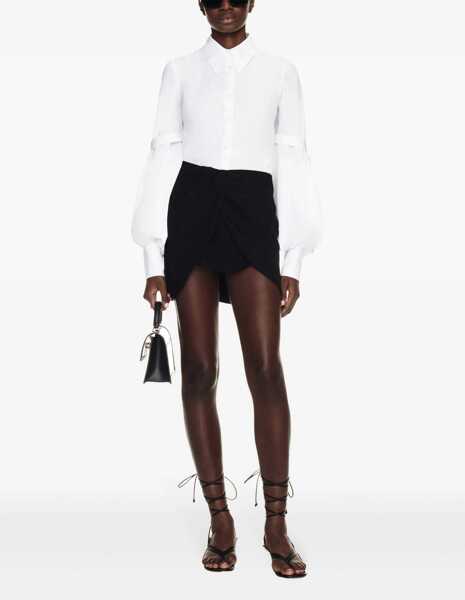 Fuste scurte Off-White Drapped Detailed Mini Skirt Black Femei (BM 16904338) 2