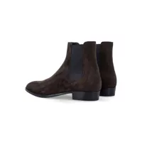 Bocanci Saint Laurent pentru Barbati - Bocanci Saint Laurent Saint Laurent Wyatt Chelsea Boots Brown Barbati (BM 16905519) - B-mall.ro