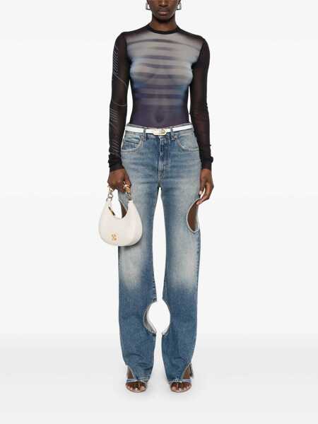 Blugi Off-White Off-White Meteor Denim BLUE Femei (BM 16905882) 2