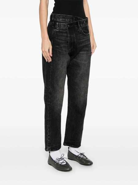 Blugi R13 R13 Crossover Jeans KESSAIR BLACK Femei (BM 16905903) 3