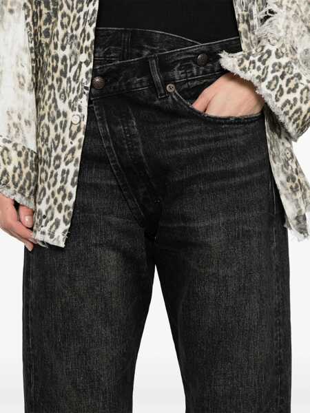 Blugi R13 R13 Crossover Jeans KESSAIR BLACK Femei (BM 16905903) 5