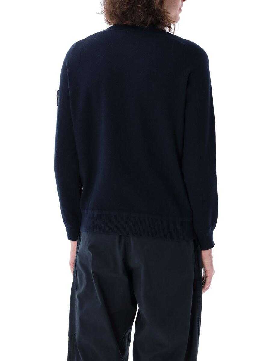 Pulovere Stone Island Stone Island Cotton Crewneck NAVY Barbati (BM 16905915) 2