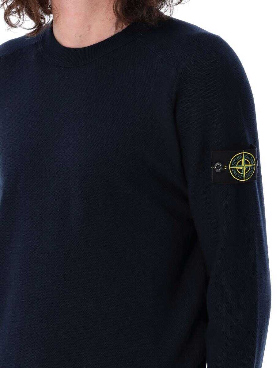 Pulovere Stone Island Stone Island Cotton Crewneck NAVY Barbati (BM 16905915) 3