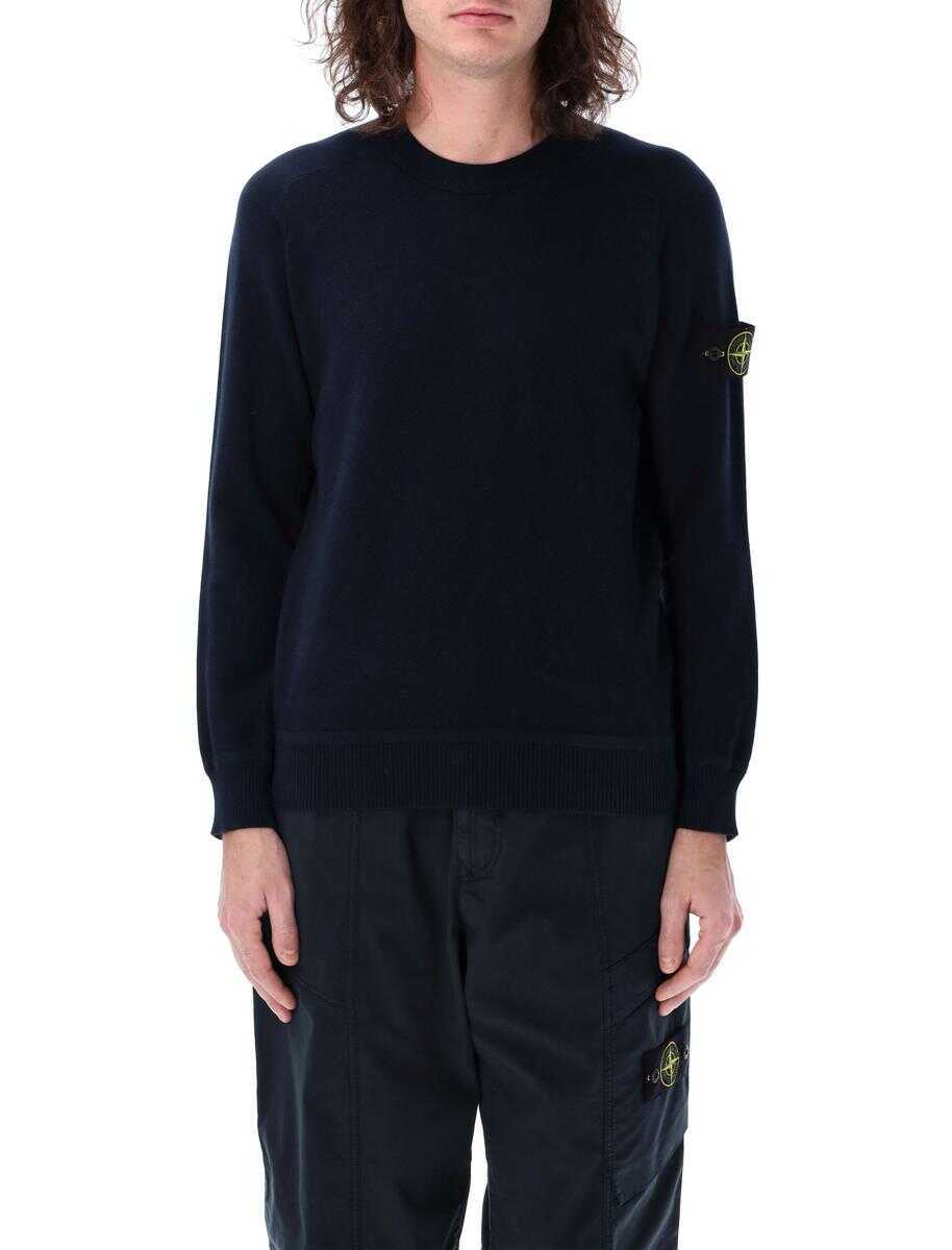 Pulovere Stone Island Stone Island Cotton Crewneck NAVY Barbati (BM 16905915) 1