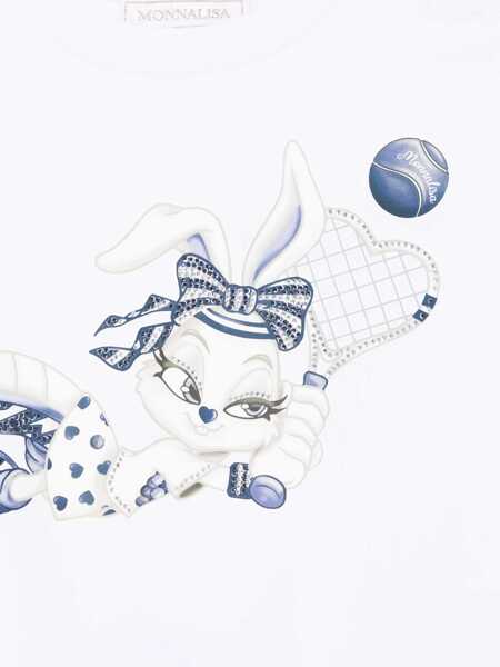 Pulovere Monnalisa CREW NECK SWEATER White Fete (BM 16906365) 3