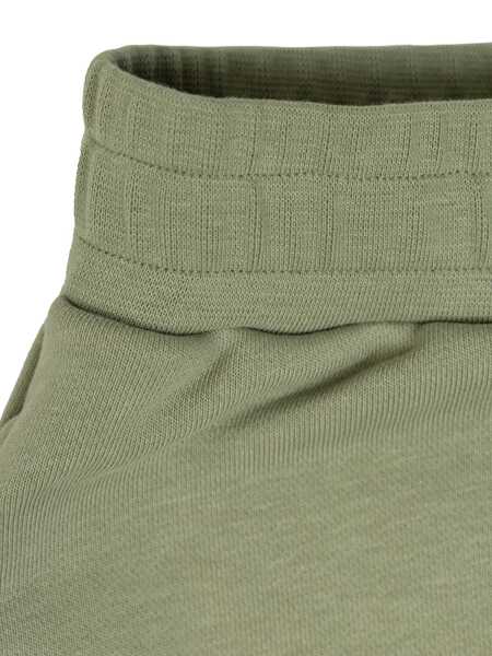 Pantaloni scurti Golden Goose STAR/ GIRLS FLEECE SHORTS / SMALL STAR GLITTER PRINTED Green Fete (BM 16906452) 4