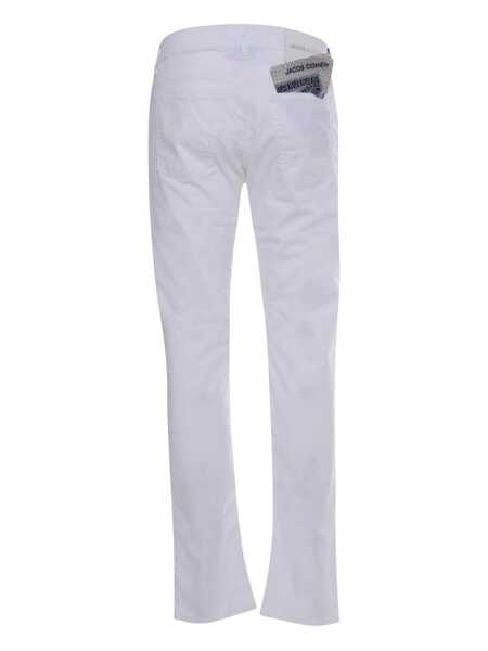 Blugi drepti Jacob Cohen NICK SLIM FIT PANTS White Barbati (BM 16906518) 2