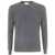 FILIPPO DE LAURENTIIS Filippo De Laurentiis Wool Cashmere Long Sleeves Crew Neck Sweater With Braid Clothing GREY