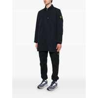 Paltoane Stone Island pentru Barbati - Paltoane Stone Island Stone Island Blue Anti-Drip Trench Coat BLUE Barbati (BM 16908918) - B-mall.ro