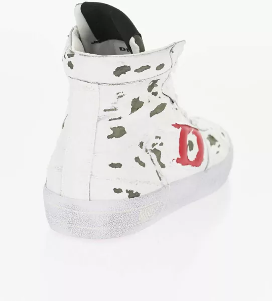 Sneakers Diesel Vintage Effect S-Leroji Mid Sneakers White Barbati (BM 16910671) 2