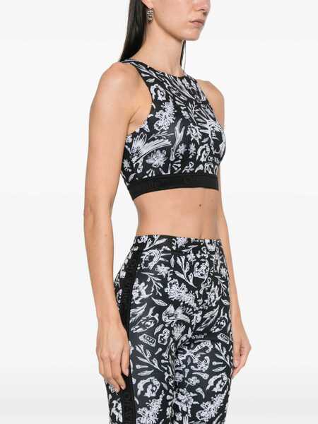 Bluze Off-White Old-School Motif Active Top With Logoed Elastic Band Black & White Femei (BM 16910731) 3