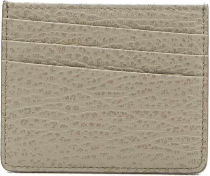 Portofele Maison Margiela Leather Cardholder GREY Barbati (BM 16911241) 1