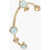 Chloe Crawler Single Earring With Quartz Details Blue