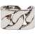 Alexander McQueen Silver Effect Thumb Ring With Cut -Out Details Silver