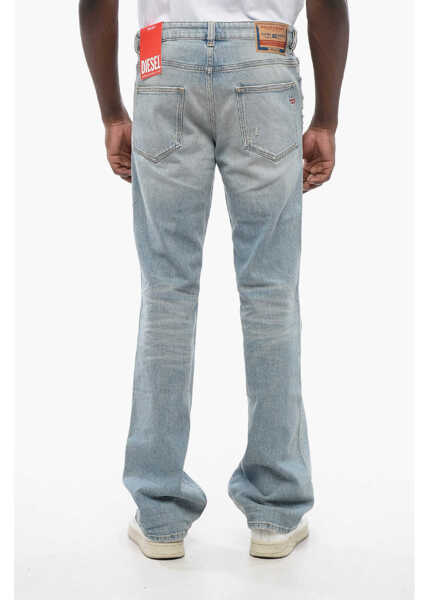 Blugi slim fit Diesel Mid Waist Boot Cut 1998 D-Buck Jeans 24Cm L32 Blue Barbati (BM 16911499) 2