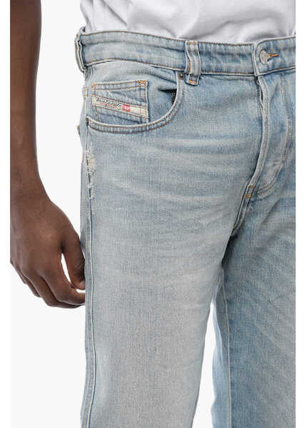 Blugi slim fit Diesel Mid Waist Boot Cut 1998 D-Buck Jeans 24Cm L32 Blue Barbati (BM 16911499) 3