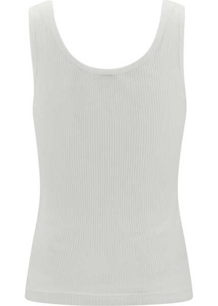 Topuri Chloe Ribbed Top WHITE Femei (BM 16911580) 2