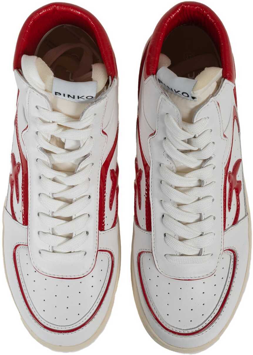 Papuci Pinko Harlow Basket 1H20YR Czerwony Femei (BM 16911772) 6