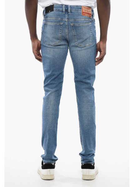 Blugi slim fit Diesel Low Waist Skinny Fit 1979 Sleenker-R Jeans 15Cm L32 Blue Barbati (BM 16911859) 2
