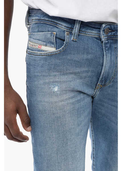 Blugi slim fit Diesel Low Waist Skinny Fit 1979 Sleenker-R Jeans 15Cm L32 Blue Barbati (BM 16911859) 3