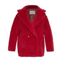 Paltoane Max Mara Cuba Short Teddy Bear Icon Coat In Alpaca And Wool Femei