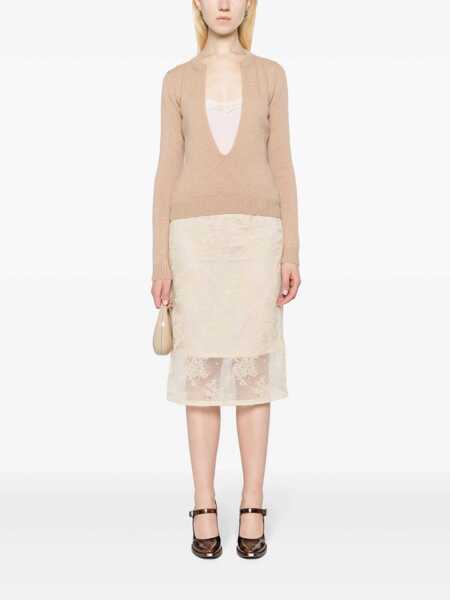 Pulovere N21 N21 Sweater Clothing Beige Femei (BM 16913307) 2