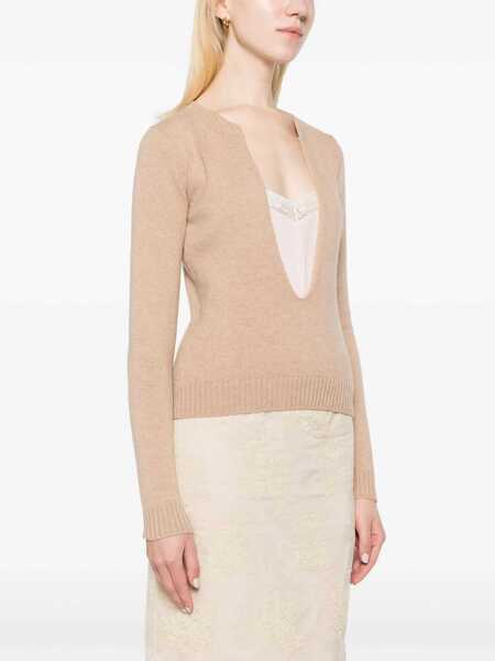Pulovere N21 N21 Sweater Clothing Beige Femei (BM 16913307) 3