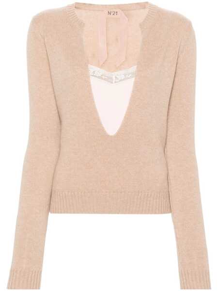 Pulovere N21 N21 Sweater Clothing Beige Femei (BM 16913307) 1