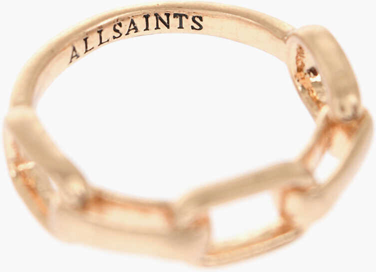 Inele AllSaints Golden-Effect Brass Rings Gold Femei (BM 16915015) 3